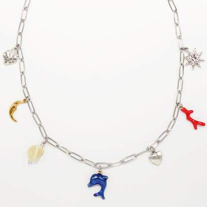 Charm Necklace (Dolphin)