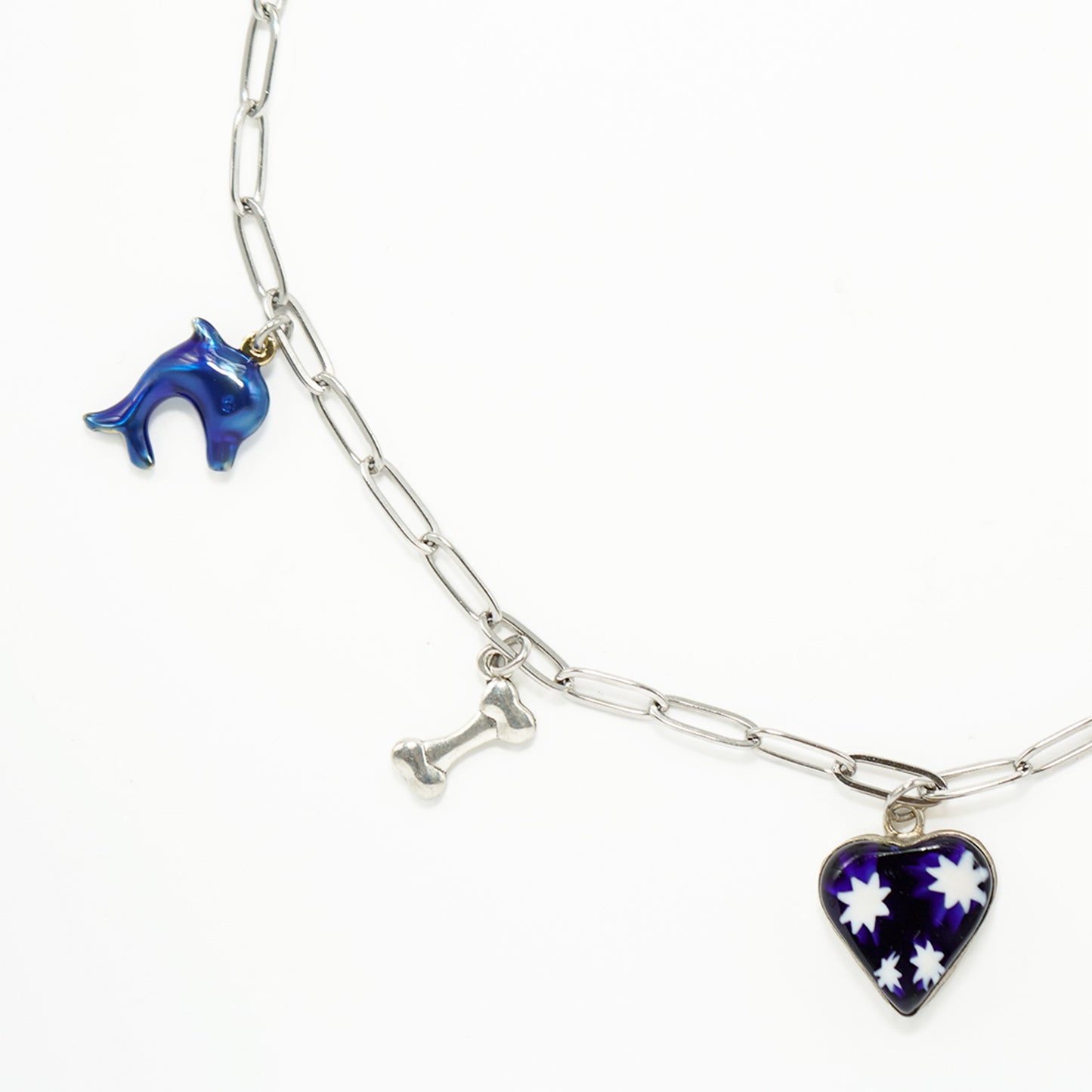 Charm Necklace (Star heart)