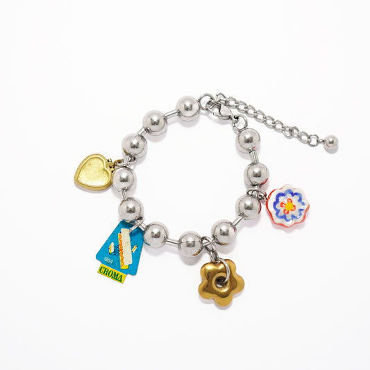 Charm Bracelet (Gold flower)